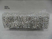 Zircon Work Hand Clutch Purse