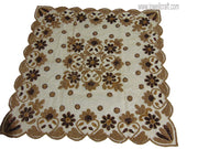 Embroidered Placemats and Table Runner