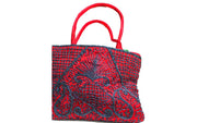 SATIN BEADED EMBROIDERY BAG