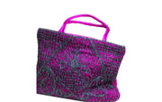 SATIN BEADED EMBROIDERY BAG