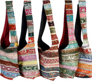 SHINING BORDER V CUT ETHNIC BAG