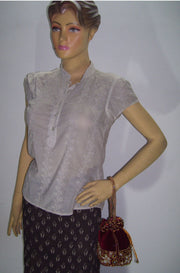 DRAWSTRING EMBROIDERY POTLI  PURSE