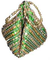 Golden Bead Potli Clutch Purse