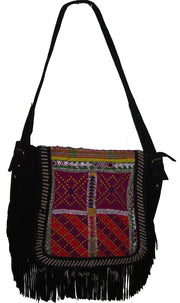SUEDE LEATHER BANJARA HAND BAG