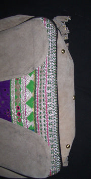 SUEDE LEATHER BANJARA HAND BAG