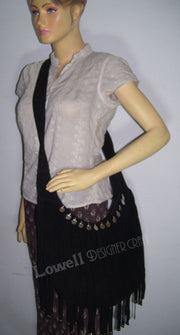 SUEDE LEATHER BANJARA CROSS BAG