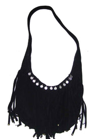 SUEDE LEATHER BANJARA CROSS BAG
