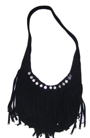 SUEDE LEATHER BANJARA CROSS BAG