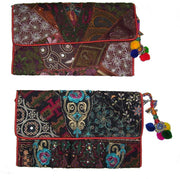 VINTAGE TRIBAL ETHNIC  BANJARA CLUTCH BAG PURSE