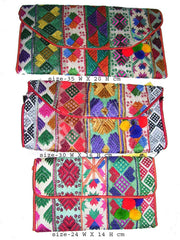 PHULKARI EMBROIDERY ETHNIC  BANJARA CLUTCH BAG PURSE