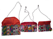PHULKARI EMBROIDERY ETHNIC  BANJARA CLUTCH BAG PURSE