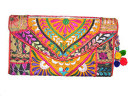 KUTCH EMBROIDERY ETHNIC  BANJARA CLUTCH BAG PURSE