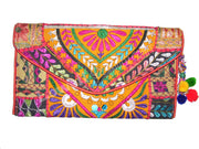 KUTCH EMBROIDERY ETHNIC  BANJARA CLUTCH BAG PURSE