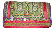 ZARI TRADIONAL  BANJARA CLUTCH BAG PURSE WITH COIN