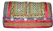 ZARI TRADIONAL  BANJARA CLUTCH BAG PURSE WITH COIN