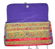 ZARI TRADIONAL  BANJARA CLUTCH BAG PURSE WITH COIN