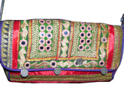 ZARI TRADIONAL  BANJARA CLUTCH BAG PURSE WITH COIN