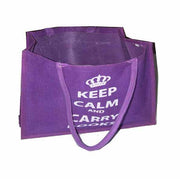SINGLE COLOR PRINTED JUTE  BAG