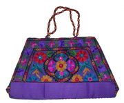BIG SIZE EMBROIDERY SHOULDER BAG