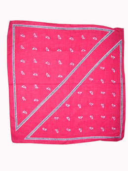PAISLEY PRINT COTTON BANDANAS