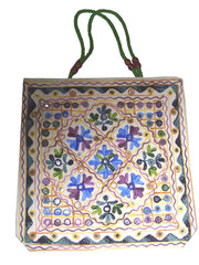 EMBROIDERY SHOULDER BAG
