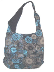 PRINTED & EMBROIDERY SHOULDER BAG