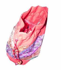 DRAWSTRING EMBROIDERY POUCH