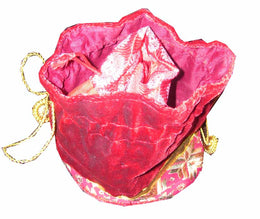 VELVET DRAWSTRING  COIN  BAG
