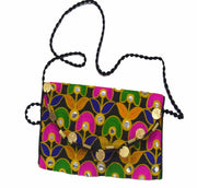MEDIUM SIZE ETHNIC CLUTCH BAG WITH COIN