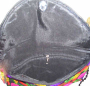MEDIUM SIZE ETHNIC CLUTCH BAG WITH COIN