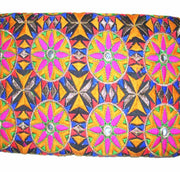 MEDIUM SIZE ETHNIC CLUTCH BAG WITH COIN