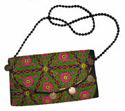 MEDIUM SIZE ETHNIC CLUTCH BAG WITH COIN