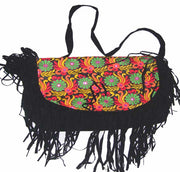INDIAN ETHNIC SHOULDER BAG WITH FRINGE