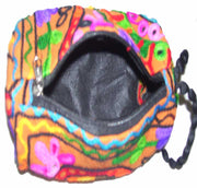 STRING EMBROIDERY POUCH