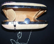 BUDDHA BOX CLUTCH PURSE WITH ZIRCON
