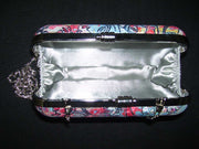 DIGITAL PRINT BOX CLUTCH PURSE