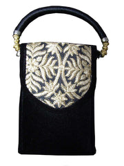 BIG SIZE ETHNIC  MOBILE  BAG WITH HANDLE