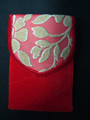 BIG SIZE ETHNIC  MOBILE  BAG WITH KEY RING
