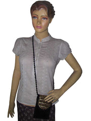 BIG SIZE ETHNIC  MOBILE  BAG WITH KEY RING