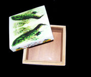 PEACOCK DIGITAL PRINT WOODEN BOX  (4