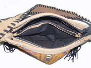 SUEDE LEATHER HOBO BAG