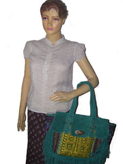 SUEDE LEATHER BANJARA HAND BAG