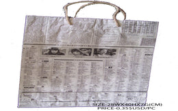 SMALL NEWSPAPER GIFT BAG(28WX40HX7G(CM))