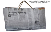 NEWSPAPER SHOPPING BAG(40WX43HX7G (CM))