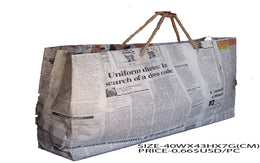 NEWSPAPER SHOPPING BAG(40WX43HX7G (CM))