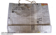NEWSPAPER SHOPPING BAG(40WX43HX7G (CM))