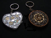GLITTER LAC KEY RING