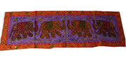 Patch Work Embroidered Elephant Wall Hanging Table Runner
