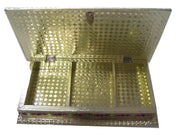 STONE STUDDED OXIDIZED JEWELERY BOX  (13