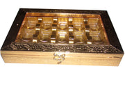 GOLDEN OXIDIZED SWEET BOX  (12